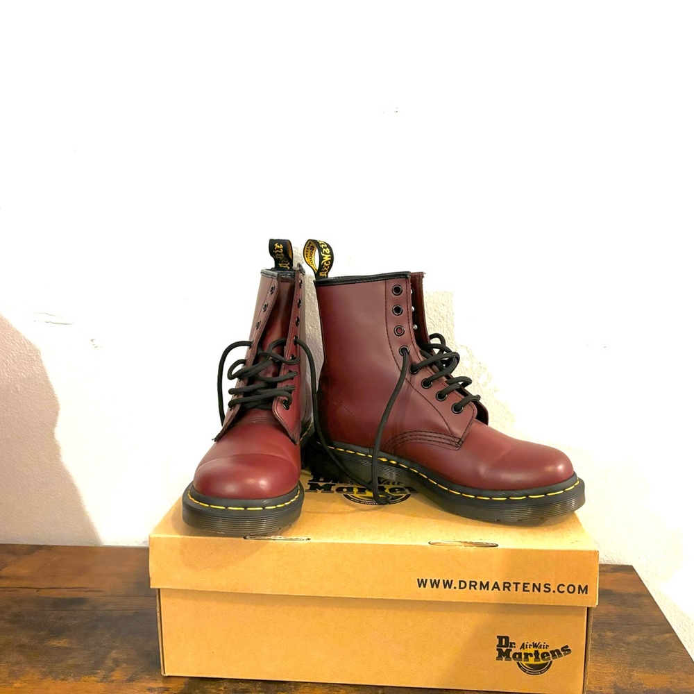 Dr Martens Women's 1460 Boots - Maroon
